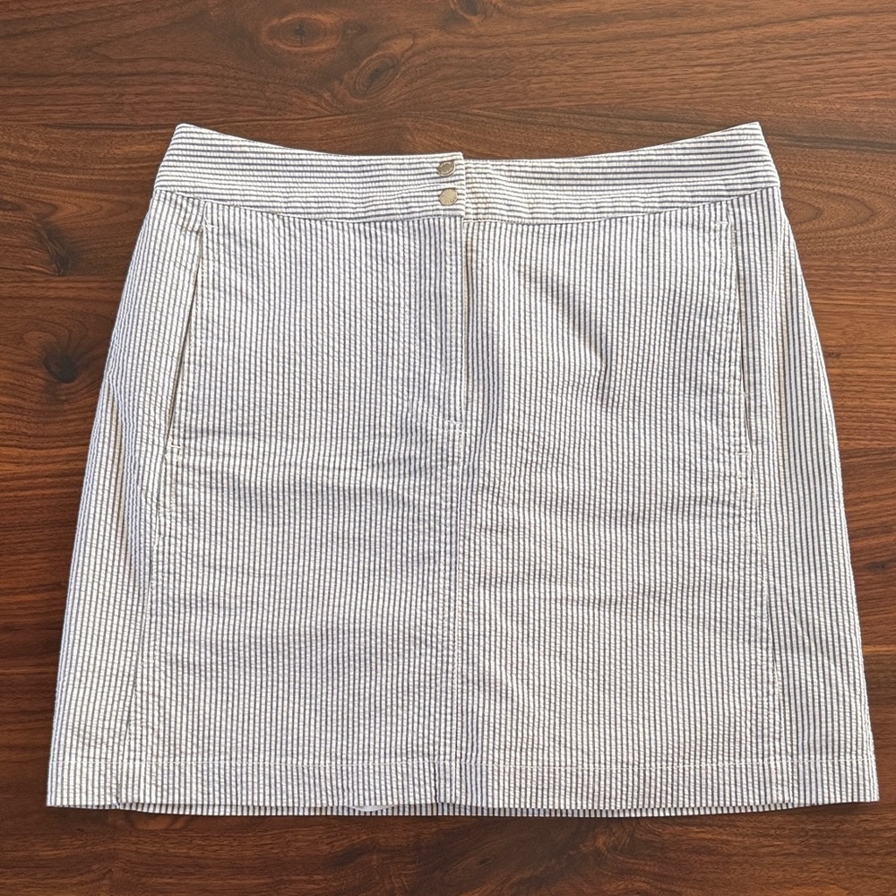 Pinstripe Mini Skort WITH POCKETS!